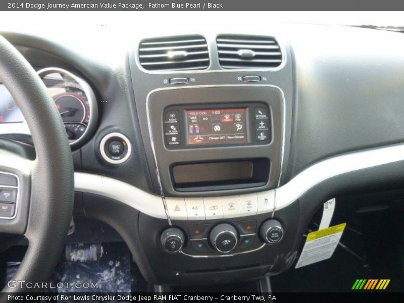 Fathom Blue Pearl / Black 2014 Dodge Journey Amercian Value Package
