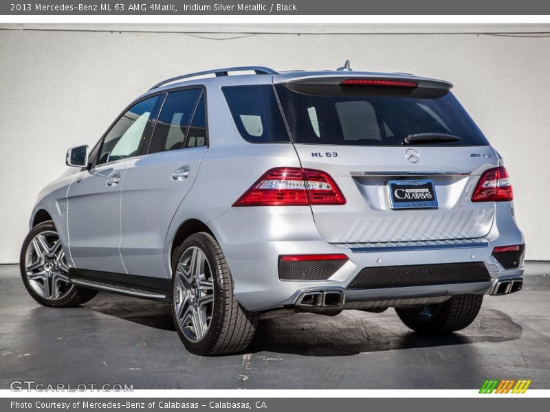 Iridium Silver Metallic / Black 2013 Mercedes-Benz ML 63 AMG 4Matic