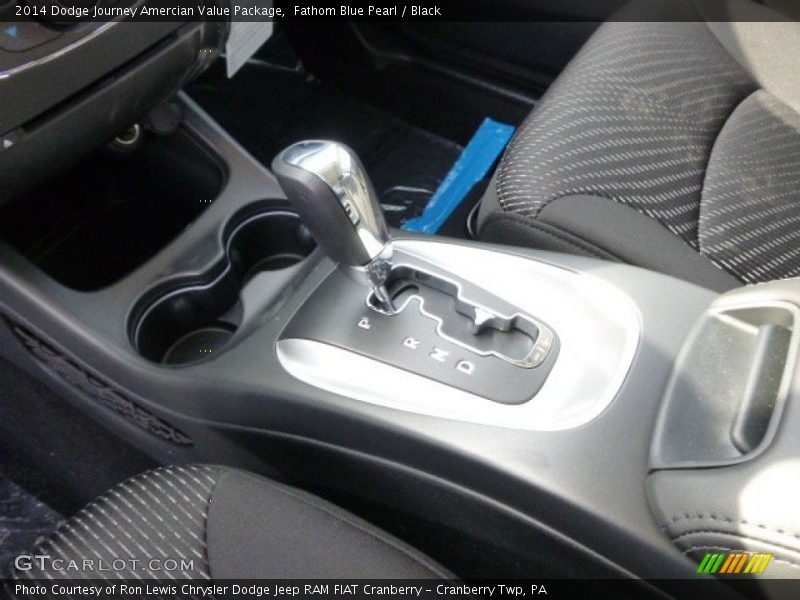 Fathom Blue Pearl / Black 2014 Dodge Journey Amercian Value Package