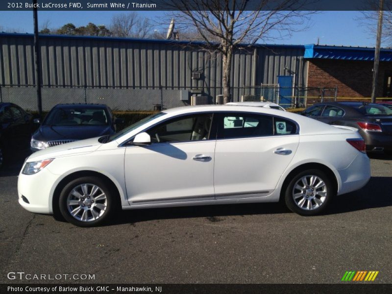 Summit White / Titanium 2012 Buick LaCrosse FWD