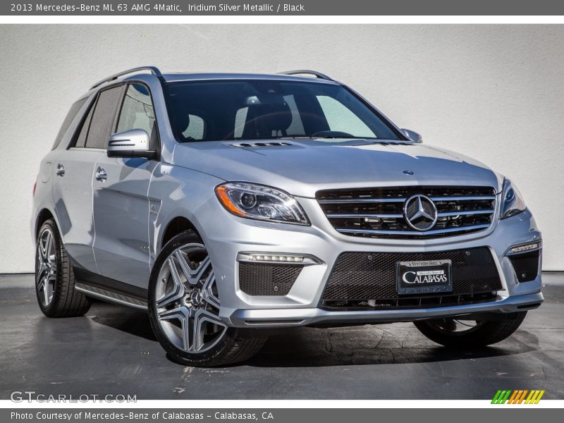 Iridium Silver Metallic / Black 2013 Mercedes-Benz ML 63 AMG 4Matic