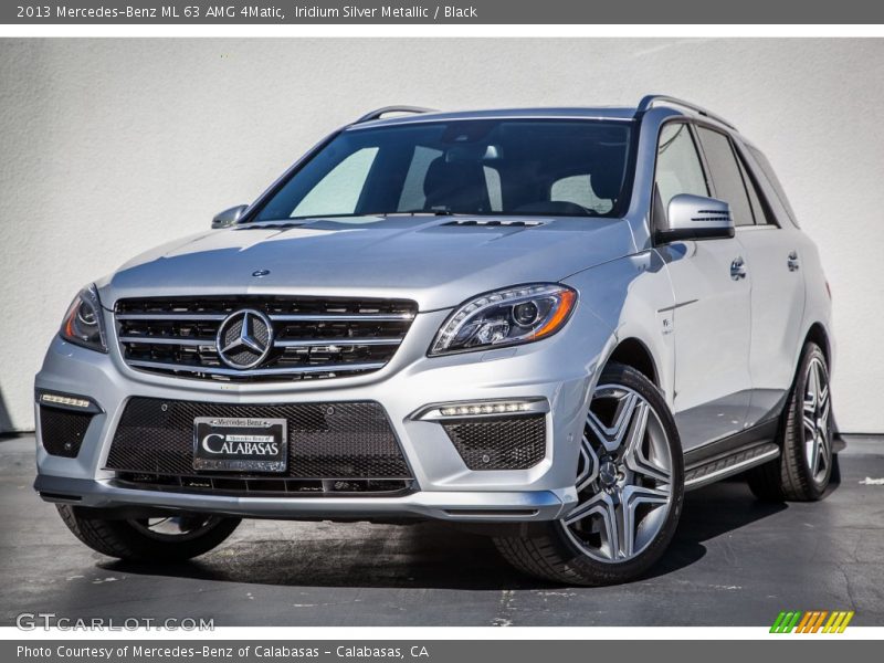 Iridium Silver Metallic / Black 2013 Mercedes-Benz ML 63 AMG 4Matic