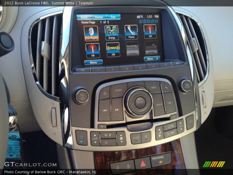 Summit White / Titanium 2012 Buick LaCrosse FWD