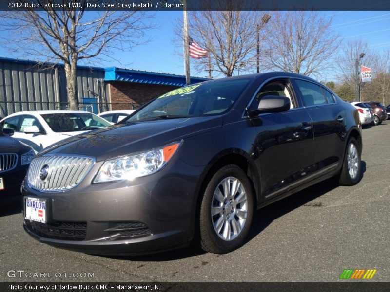 Dark Steel Gray Metallic / Titanium 2012 Buick LaCrosse FWD