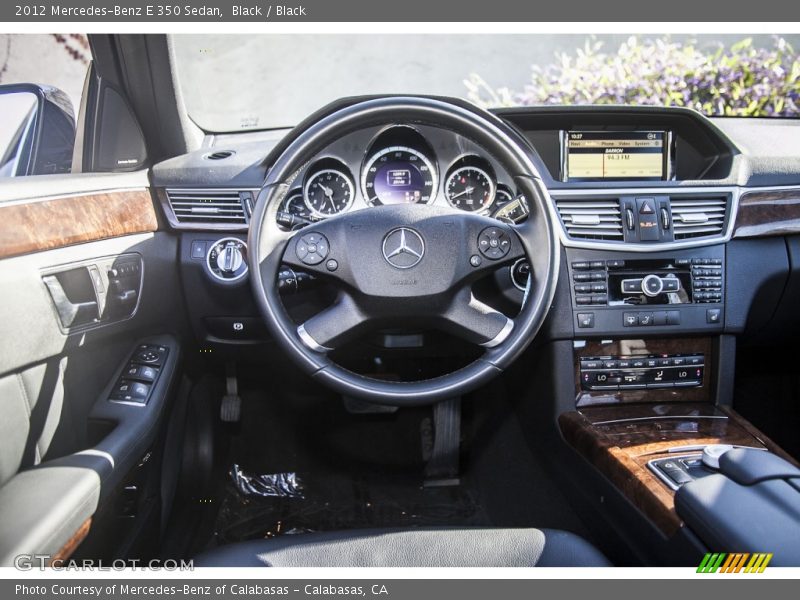 Black / Black 2012 Mercedes-Benz E 350 Sedan