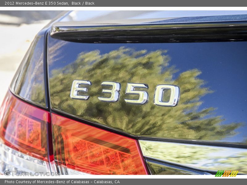 Black / Black 2012 Mercedes-Benz E 350 Sedan