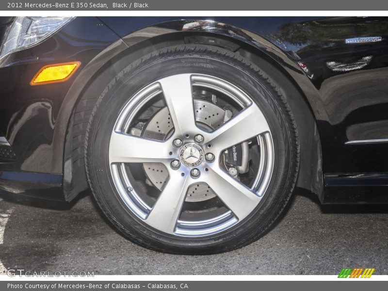 Black / Black 2012 Mercedes-Benz E 350 Sedan
