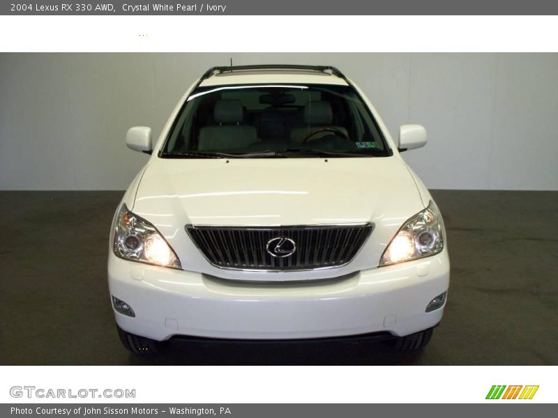 Crystal White Pearl / Ivory 2004 Lexus RX 330 AWD