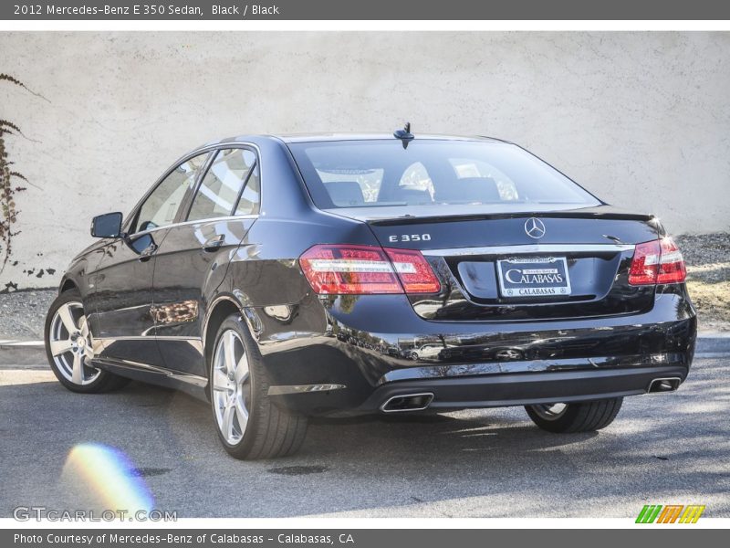 Black / Black 2012 Mercedes-Benz E 350 Sedan