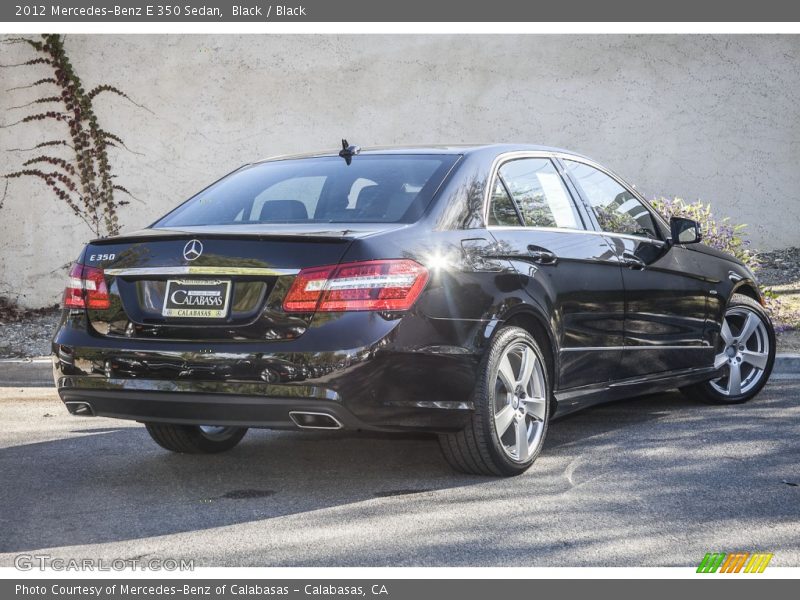 Black / Black 2012 Mercedes-Benz E 350 Sedan