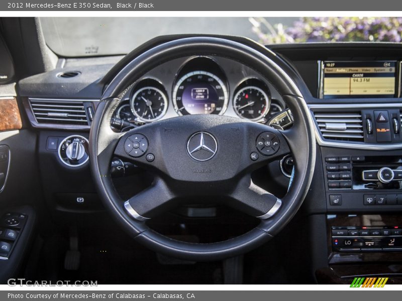 Black / Black 2012 Mercedes-Benz E 350 Sedan