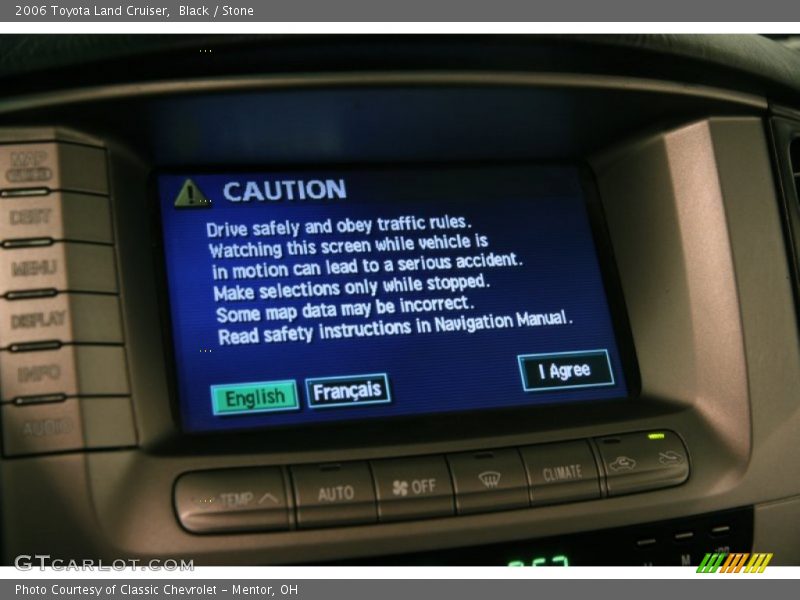 Black / Stone 2006 Toyota Land Cruiser