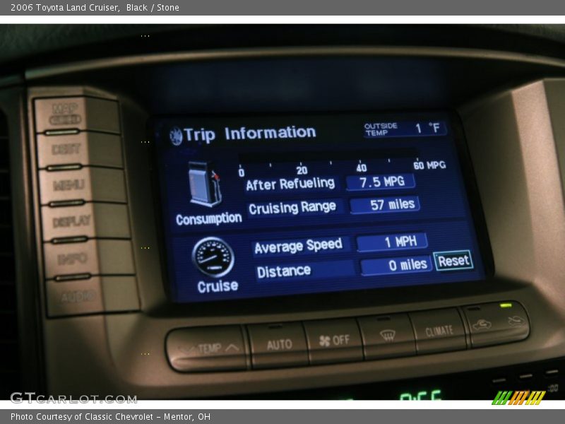 Black / Stone 2006 Toyota Land Cruiser