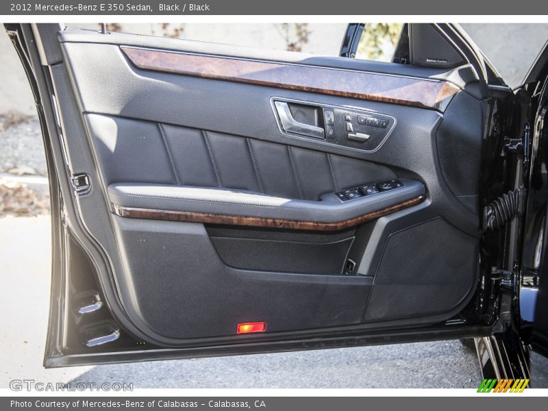 Black / Black 2012 Mercedes-Benz E 350 Sedan