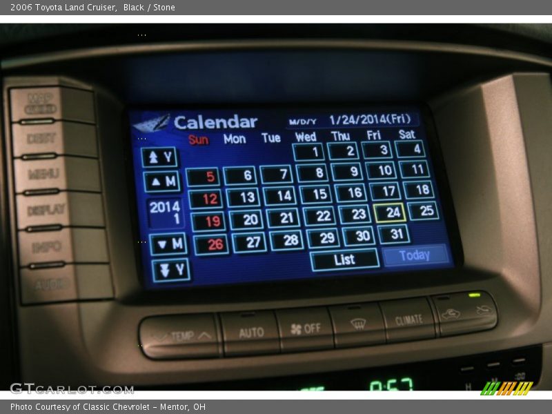 Black / Stone 2006 Toyota Land Cruiser