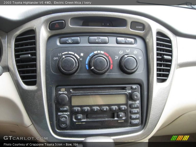 Electric Green Mica / Ivory 2003 Toyota Highlander V6 4WD