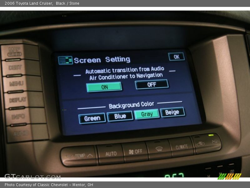 Black / Stone 2006 Toyota Land Cruiser