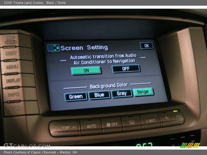 Black / Stone 2006 Toyota Land Cruiser