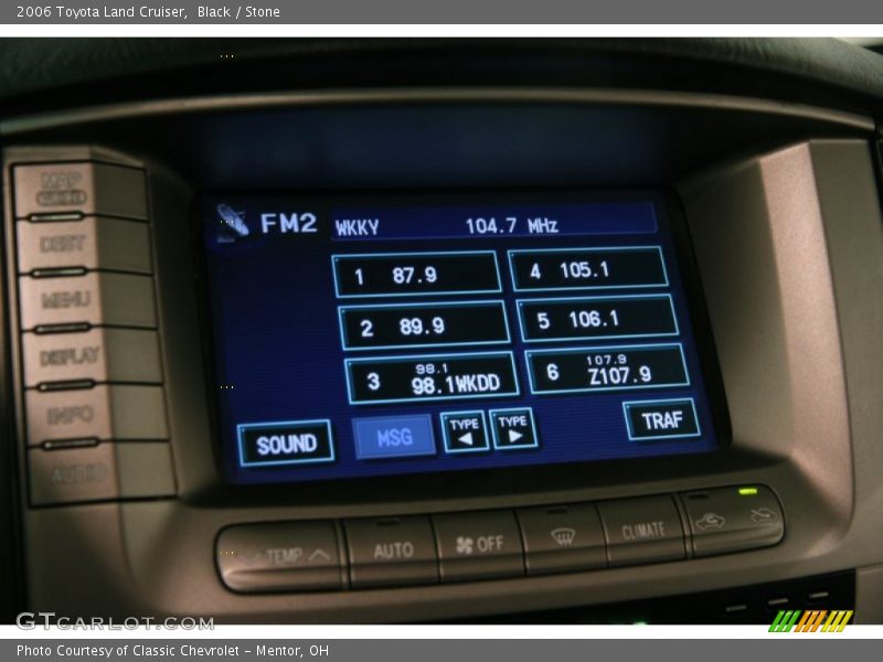 Black / Stone 2006 Toyota Land Cruiser