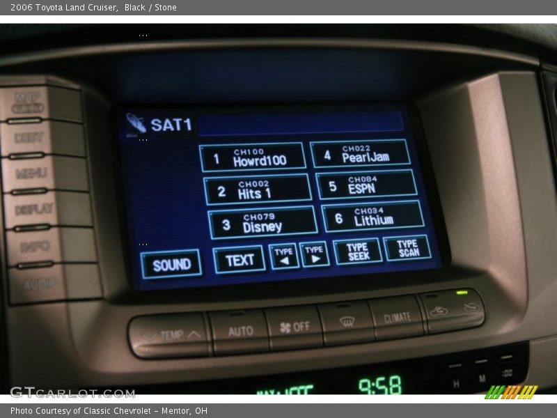 Black / Stone 2006 Toyota Land Cruiser