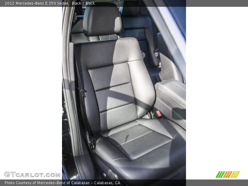 Black / Black 2012 Mercedes-Benz E 350 Sedan