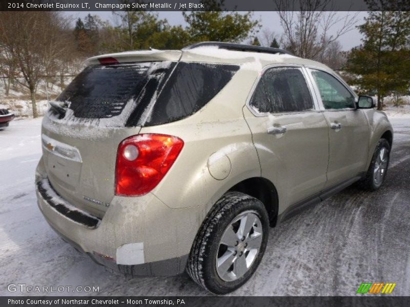 Champagne Silver Metallic / Jet Black 2014 Chevrolet Equinox LT