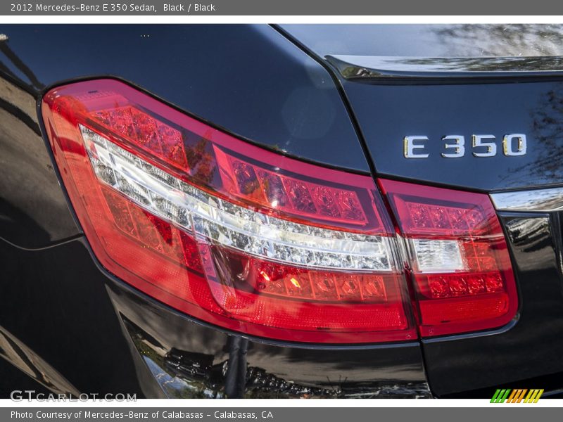Black / Black 2012 Mercedes-Benz E 350 Sedan