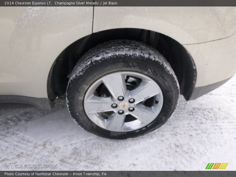 Champagne Silver Metallic / Jet Black 2014 Chevrolet Equinox LT