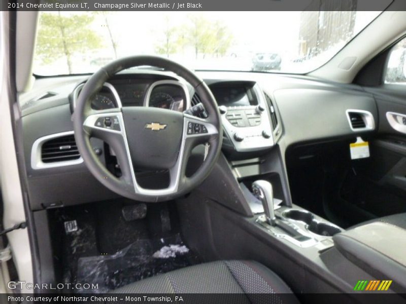 Champagne Silver Metallic / Jet Black 2014 Chevrolet Equinox LT