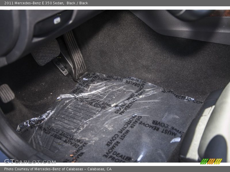 Black / Black 2011 Mercedes-Benz E 350 Sedan
