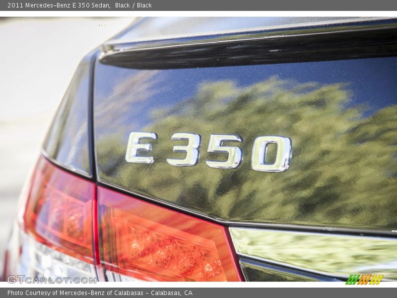 Black / Black 2011 Mercedes-Benz E 350 Sedan