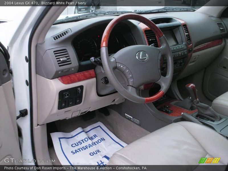 Blizzard White Pearl / Ivory 2004 Lexus GX 470