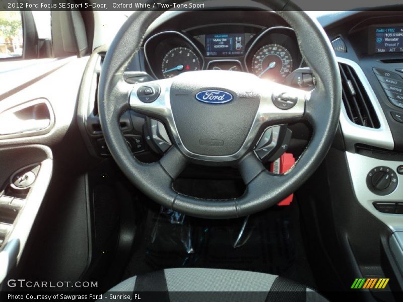 Oxford White / Two-Tone Sport 2012 Ford Focus SE Sport 5-Door
