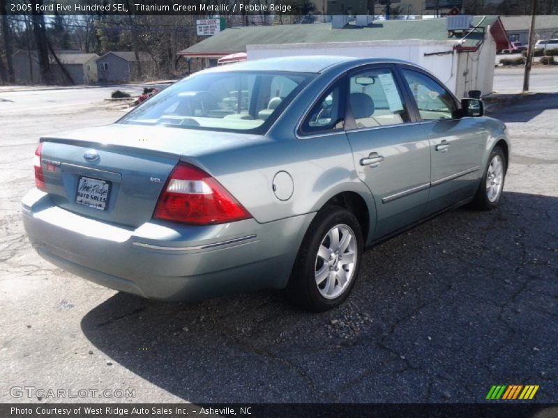 Titanium Green Metallic / Pebble Beige 2005 Ford Five Hundred SEL