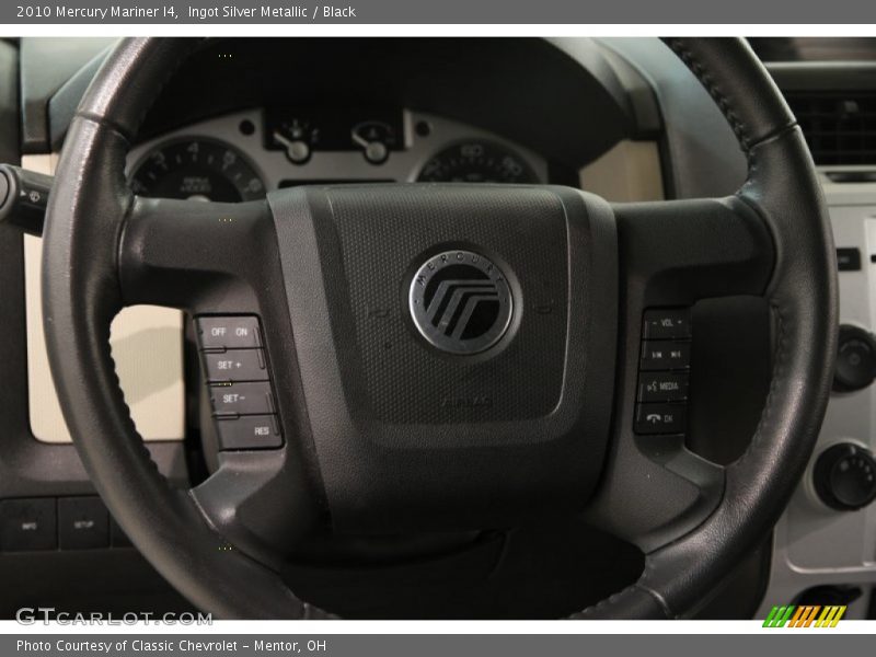 Ingot Silver Metallic / Black 2010 Mercury Mariner I4