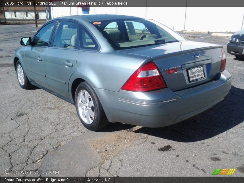Titanium Green Metallic / Pebble Beige 2005 Ford Five Hundred SEL