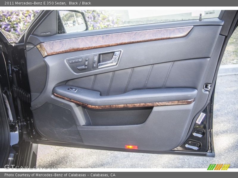Black / Black 2011 Mercedes-Benz E 350 Sedan
