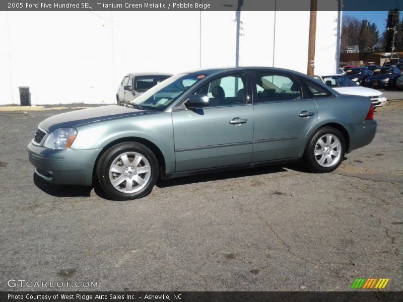 Titanium Green Metallic / Pebble Beige 2005 Ford Five Hundred SEL