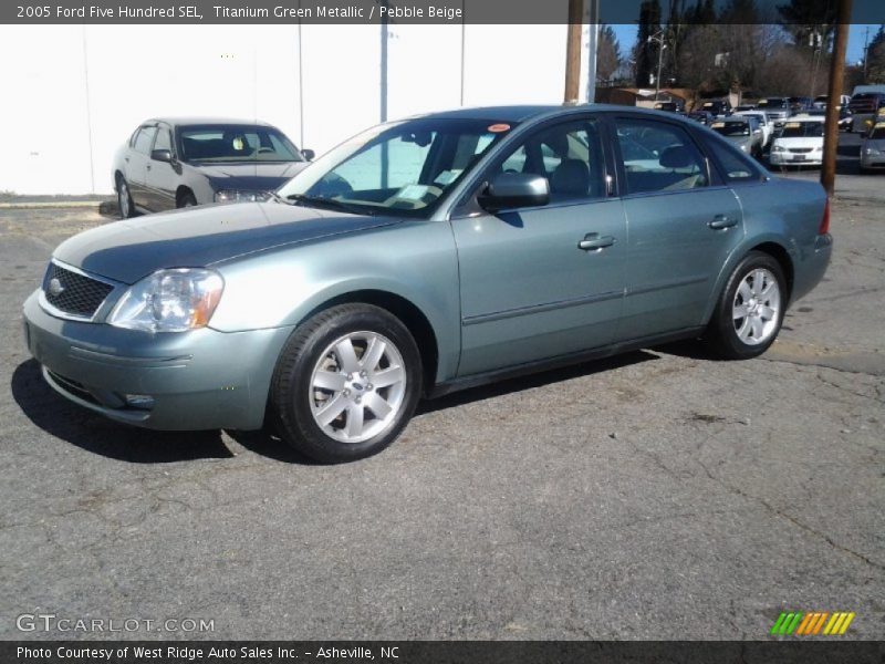 Titanium Green Metallic / Pebble Beige 2005 Ford Five Hundred SEL