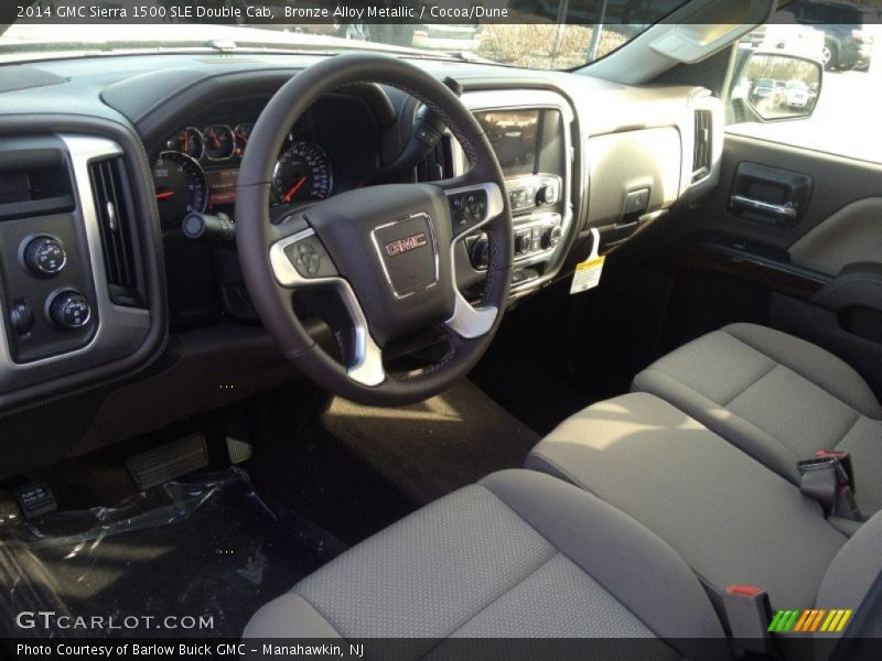 Bronze Alloy Metallic / Cocoa/Dune 2014 GMC Sierra 1500 SLE Double Cab