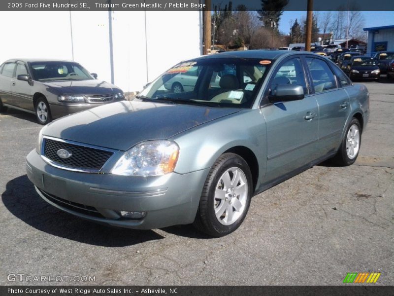 Titanium Green Metallic / Pebble Beige 2005 Ford Five Hundred SEL