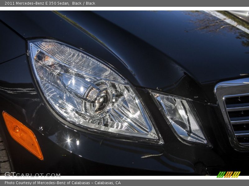 Black / Black 2011 Mercedes-Benz E 350 Sedan
