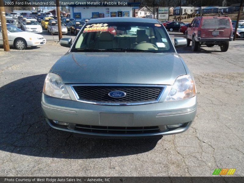 Titanium Green Metallic / Pebble Beige 2005 Ford Five Hundred SEL