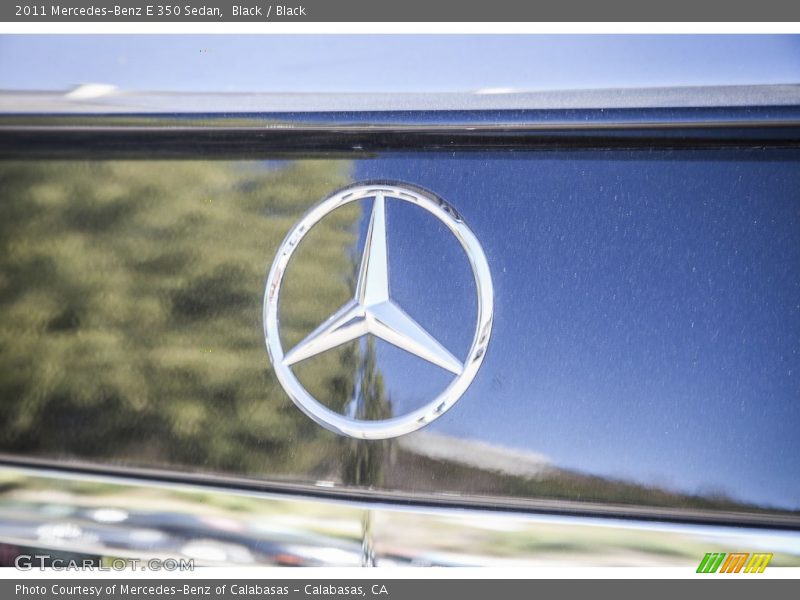 Black / Black 2011 Mercedes-Benz E 350 Sedan