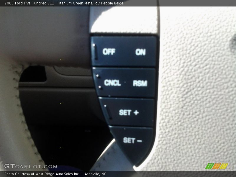 Titanium Green Metallic / Pebble Beige 2005 Ford Five Hundred SEL