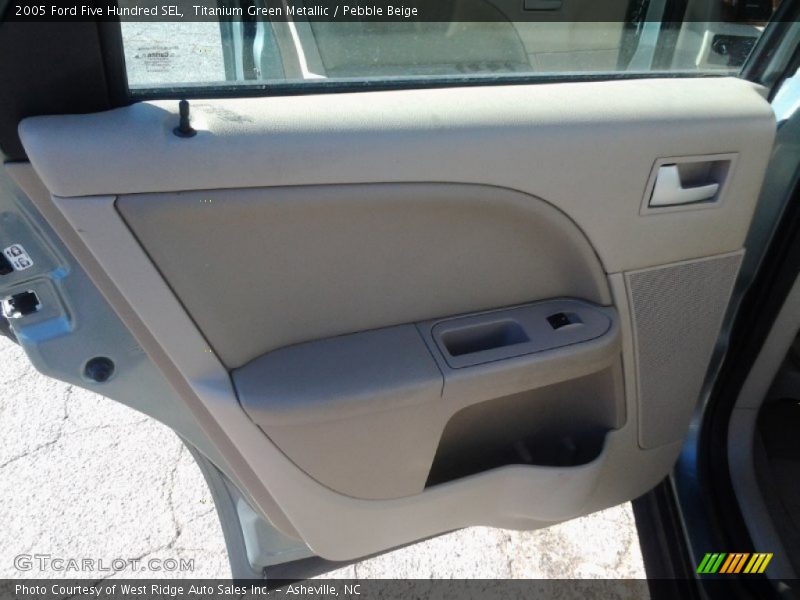 Titanium Green Metallic / Pebble Beige 2005 Ford Five Hundred SEL
