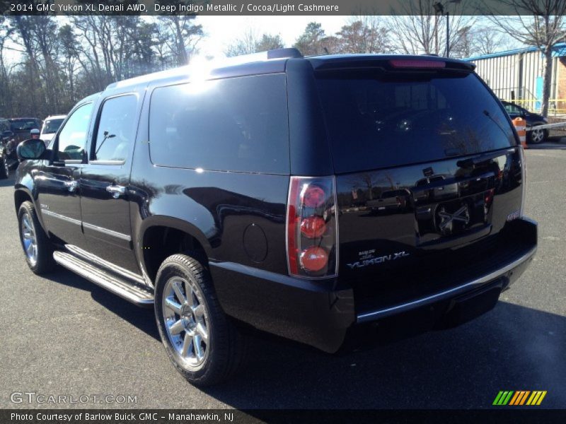 Deep Indigo Metallic / Cocoa/Light Cashmere 2014 GMC Yukon XL Denali AWD