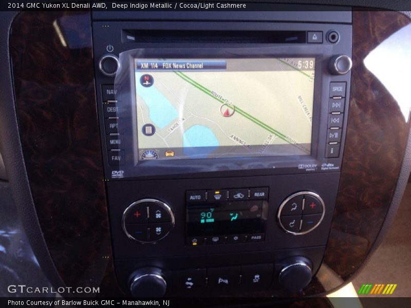 Controls of 2014 Yukon XL Denali AWD
