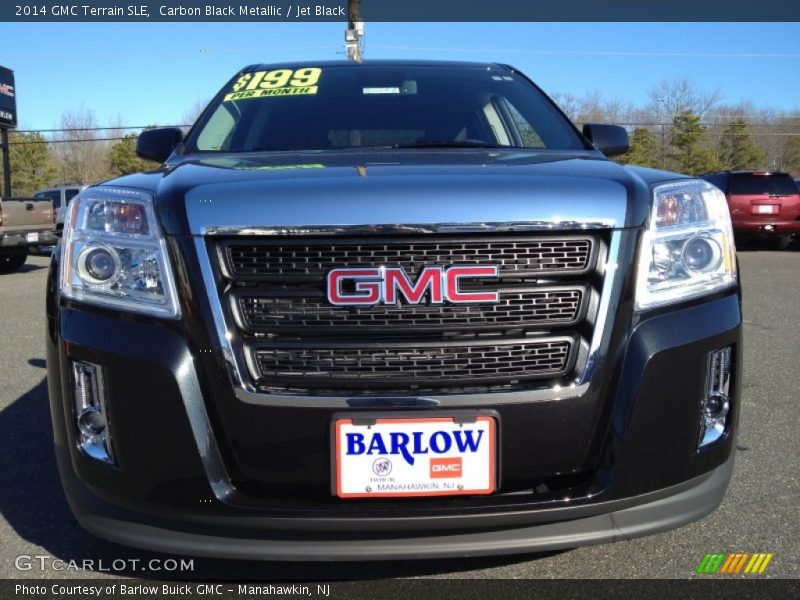 Carbon Black Metallic / Jet Black 2014 GMC Terrain SLE