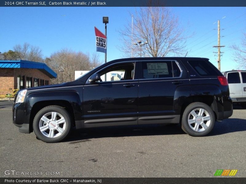 Carbon Black Metallic / Jet Black 2014 GMC Terrain SLE